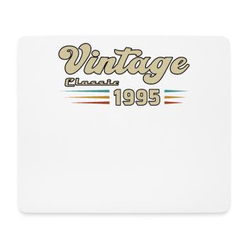 1995 Anniversaire Vintage Classic - Tapis de souris (format paysage) - blanc - Devant
