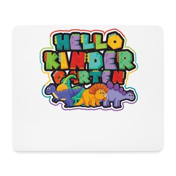 Hallo Kindergarten, Erster Tag Im Kindergarten - Mousepad (Querformat) - Weiß - Vorne