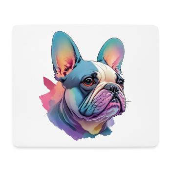 French Bulldog Dog Pet Love - Mouse Pad (horizontal) - white - Front