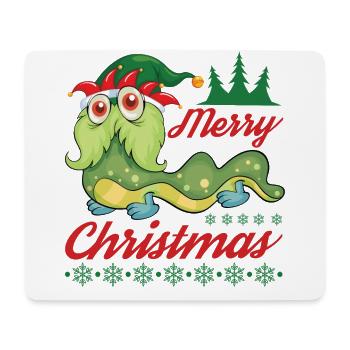 Frohe Weihnachten und besinnliches Heilig Abend - Mousepad (Querformat) - Weiß - Vorne