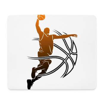 BASKETBALL BASKETBALL PLAYER BASKETBALL PLAYER - Mouse Pad (horizontal) - white - Front