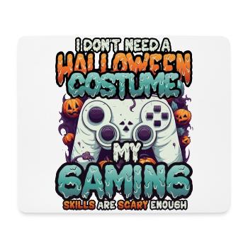 Compétences de jeu effrayantes pour Halloween - Tapis de souris (format paysage) - blanc - Devant