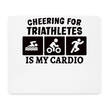 Triathlon Swim Bike Run Triathlete Sport Gift - Tapis de souris (format paysage) - blanc - Devant