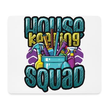 Équipe de ménage, Personnel de l’hôtel, Service de ménage - Tapis de souris (format paysage) - blanc - Devant