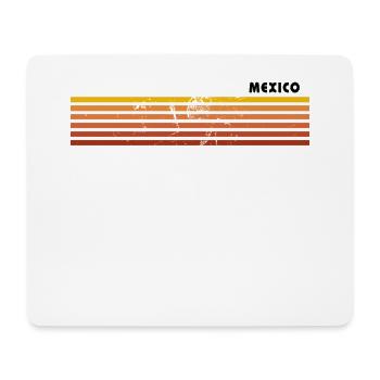 Rétro Mexico Vintage Souvenir de vacances - Tapis de souris (format paysage) - blanc - Devant