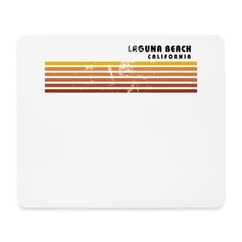 Retro Laguna Beach Kalifornien Vintage Urlaub - Mousepad (Querformat) - Weiß - Vorne