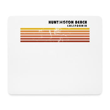 Rétro Huntington Beach California Vintage - Tapis de souris (format paysage) - blanc - Devant