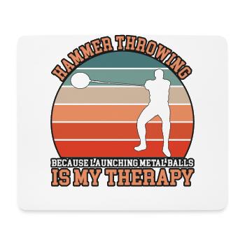 Hammer throw - Mouse Pad (horizontal) - white - Front