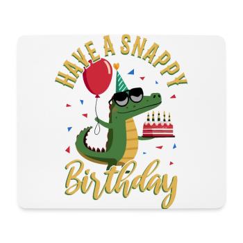Passez un anniversaire mémorable - Tapis de souris (format paysage) - blanc - Devant