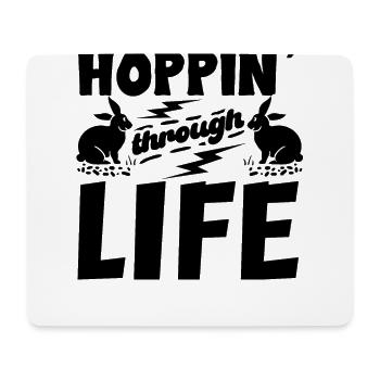 Hasenbesitzer Hasenliebhaber Hasenmutter Hase Papa - Mousepad (Querformat) - Weiß - Vorne