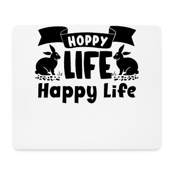 Hasenbesitzer Hasenliebhaber Hasenmutter Hase Papa - Mousepad (Querformat) - Weiß - Vorne