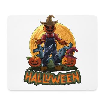 Happy Halloween Vollmond Kürbis Liebhaber - Mousepad (Querformat) - Weiß - Vorne