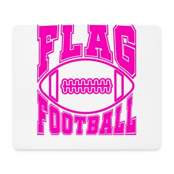 Flag Football Spielerin Mädchen Frauen Kinder - Mousepad (Querformat) - Weiß - Vorne