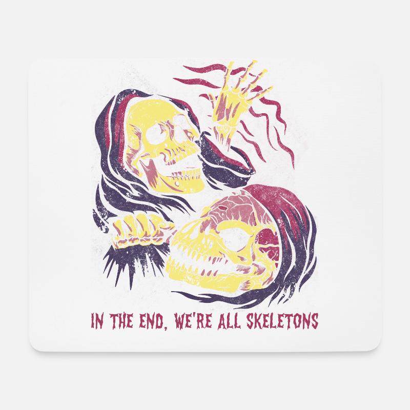 Lustiger Sensenmann-liebhaber Halloween Horror - Mousepad (Querformat) - Weiß