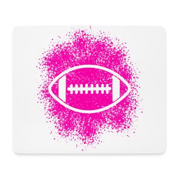 American Football Mädchen Frauen Kinder - Mousepad (Querformat) - Weiß - Vorne