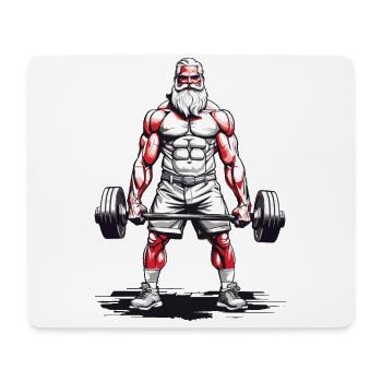 Senior Musculation Musculation Grand-père Force - Tapis de souris (format paysage) - blanc - Devant