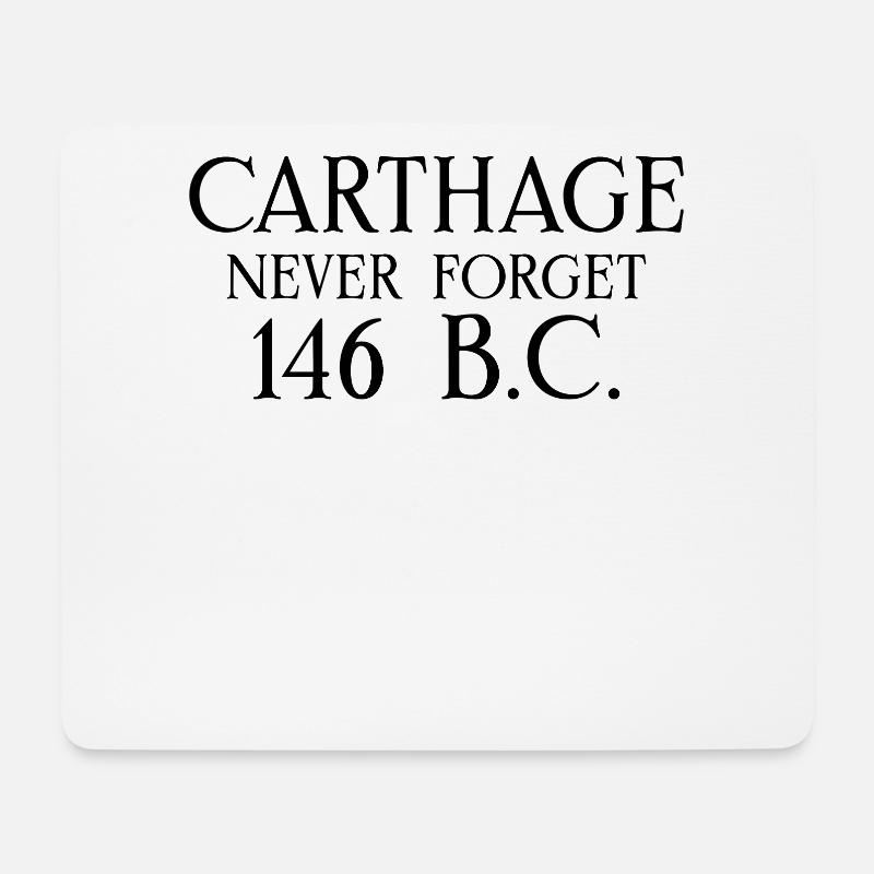 Karthago Punische Kriege Hannibal Barca Rom Gegen - Mousepad (Querformat) - Weiß