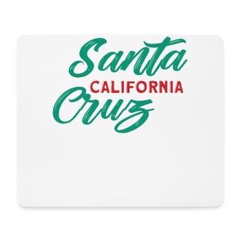 70er 80er In Der Kalifornischen Stadt Santa Cruz - Mousepad (Querformat) - Weiß - Vorne