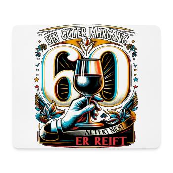 60. Geburtstag Mann Ein Guter Jahrgang - Mousepad (Querformat) - Weiß - Vorne