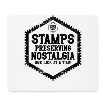Philately Philatelist Stamp Collecting - Mouse Pad (horizontal) - white - Front