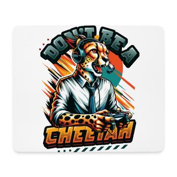 Video Gaming Cheetaah Esport Gaming Nerd Gamer - Mouse Pad (horizontal) - white - Front