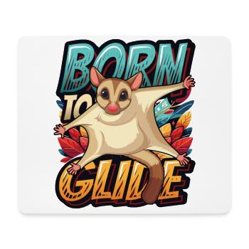 Australische Sugar Glider Kurzkopfgleitbeutler - Mousepad (Querformat) - Weiß - Vorne