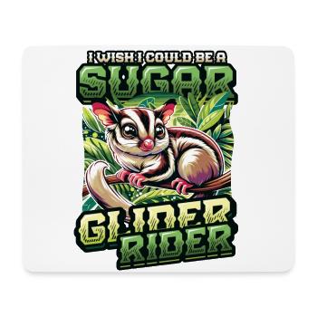 Australische Sugar Glider Kurzkopfgleitbeutler - Mousepad (Querformat) - Weiß - Vorne
