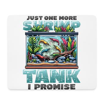 Shrimp Breeder Shrimp Aquarium - Mouse Pad (horizontal) - white - Front