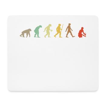 Gardening Retro Plant Lover Evolution Funny Garden - Mouse Pad (horizontal) - white - Front
