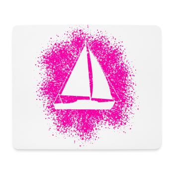 Sailing Yacht Sailboat Sailing Ship - Mouse Pad (horizontal) - white - Front