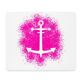 Anker – Symbol für Freiheit und Meer - Mousepad (Querformat) - Weiß - Vorne