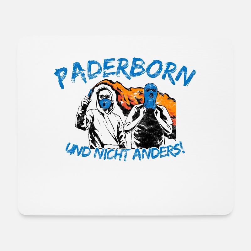 Paderborn und nicht anders UPDATE - Mousepad (Querformat) - Weiß