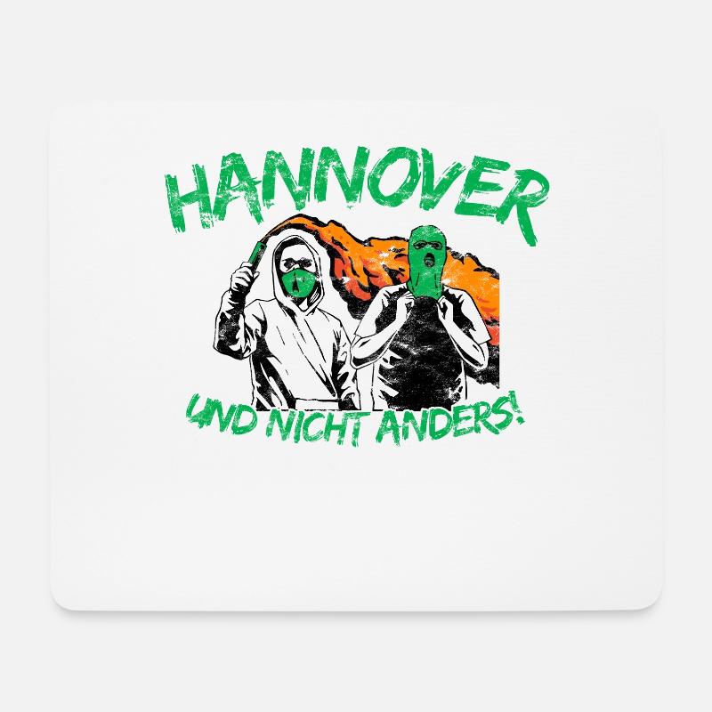 Hannover und nicht anders UPDATE - Mousepad (Querformat) - Weiß
