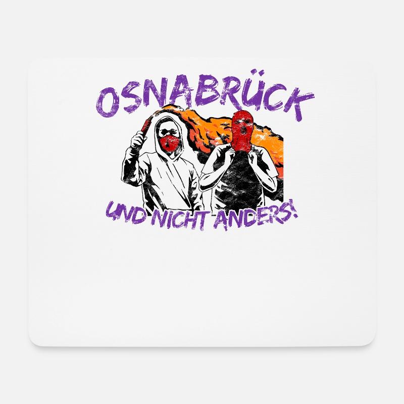 Osnabrück und nicht anders UPDATE - Mousepad (Querformat) - Weiß