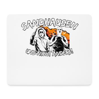 Sandhausen und nicht anders UPDATE - Mousepad (Querformat) - Weiß - Vorne