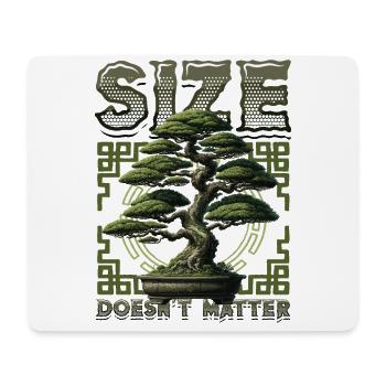 Bonsai Anbauen Kleiner Japanischer Bonsaibaum - Mousepad (Querformat) - Weiß - Vorne
