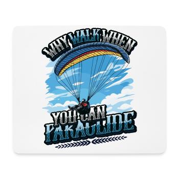 Fallschirmspringen Parachute Skydiving Paraglider - Mousepad (Querformat) - Weiß - Vorne