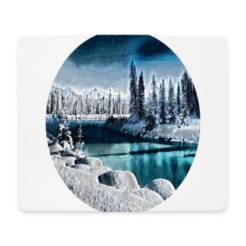 Parc national de Banff, Canada - Tapis de souris (format paysage) - blanc - Devant