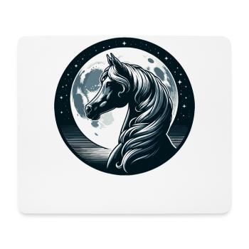 Arabische Pferdekunst - Mousepad (Querformat) - Weiß - Vorne