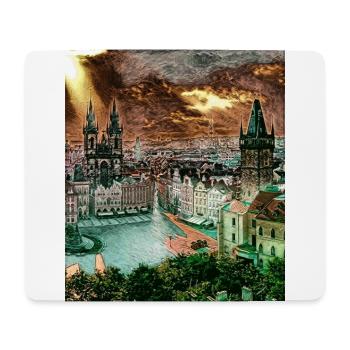 Prag, Tschechische Republik, Europa - Mousepad (Querformat) - Weiß - Vorne