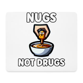 Chicken Nuggets Funny Chicken Nugget Drawing - Mouse Pad (horizontal) - white - Front