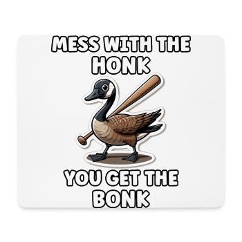 Lustiges kanadisches Gänse-Wortspiel Gänse-Meme - Mousepad (Querformat) - Weiß - Vorne