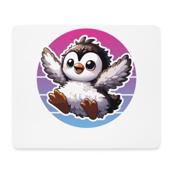 Niedliche Pinguine Kleiner Pinguin Pinguin-Liebhaber - Mousepad (Querformat) - Weiß - Vorne