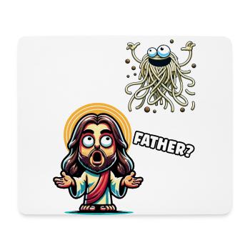 Lustiger Atheist Anti-Religion Stolzer Atheist - Mousepad (Querformat) - Weiß - Vorne