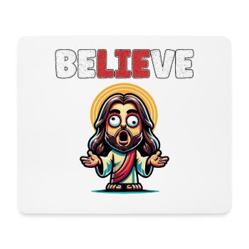 Lustiger Atheist Skeptiker Stolzer Atheist Anti-Religion - Mousepad (Querformat) - Weiß - Vorne