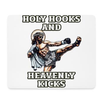 Funny Muay Thai saying Lord Jesus Christian Gift - Mouse Pad (horizontal) - white - Front