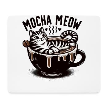 Coffee Break Cat Lover, Coffee Lover Süße Katze - Mousepad (Querformat) - Weiß - Vorne
