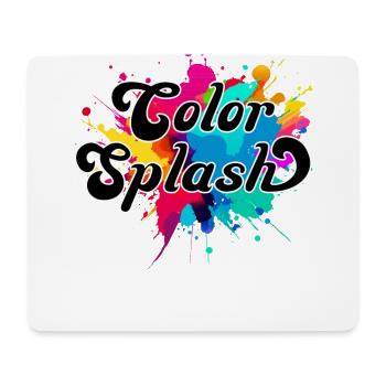 Color Splash. colorful, eye-catching, abstract, cool, - Mouse Pad (horizontal) - white - Front