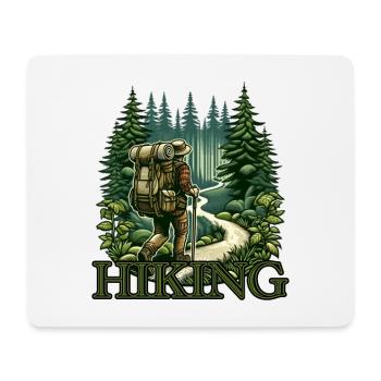 Hiking Adventure Mountaineering - Mouse Pad (horizontal) - white - Front