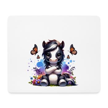 Horse Funny Saying Nope for horse lovers - Mouse Pad (horizontal) - white - Front